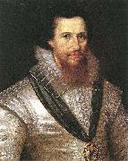 Marcus Gheeraerts Robert Devereux, Earl of Essex France oil painting artist